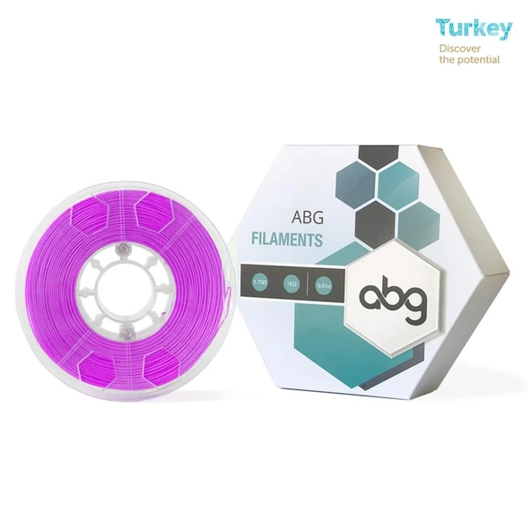 ABG PLA Silk Mor Filament 1.75mm 1kg ürün görseli 1