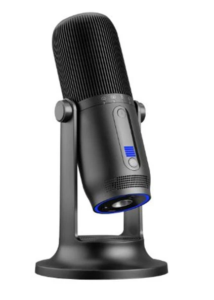 Thronmax M2 MDRILL ONE Siyah USB 48Khz 16Bit HD Stüdyo 4Tip Kayıt RGB 3,5mm Led Type-C Mikrofon ürün görseli 1