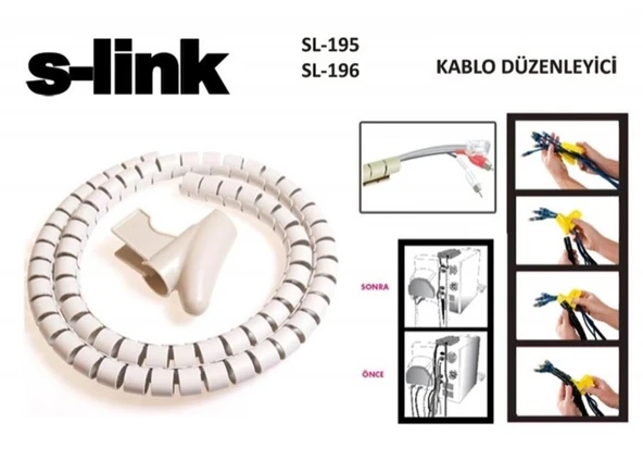 S-link SL-195 22mm 20mt Kablo Toplayıcı ürün görseli 1