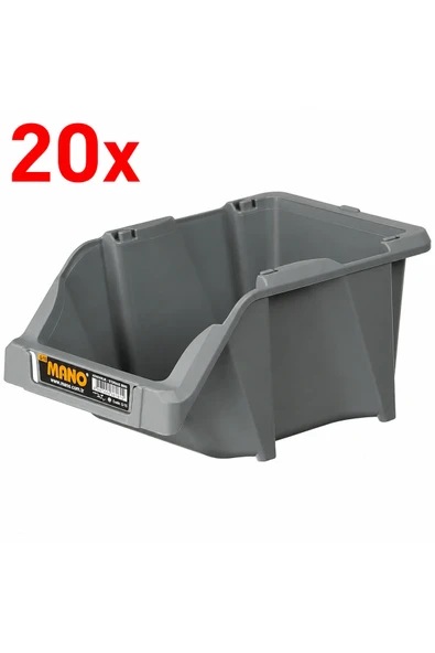 Avadanlık Gri (125x195x90 Mm) G-15 - 20 Adet ürün görseli 1