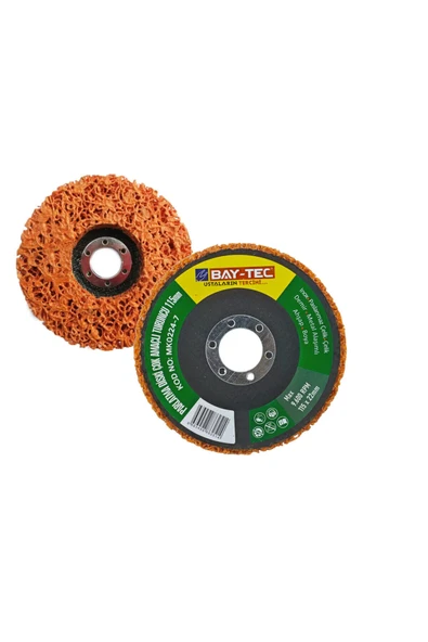 5 Adet MK0224-7 PARLATMA DİSKİ TURUNCU ÇOK AMAÇLI 115 MM ürün görseli 1