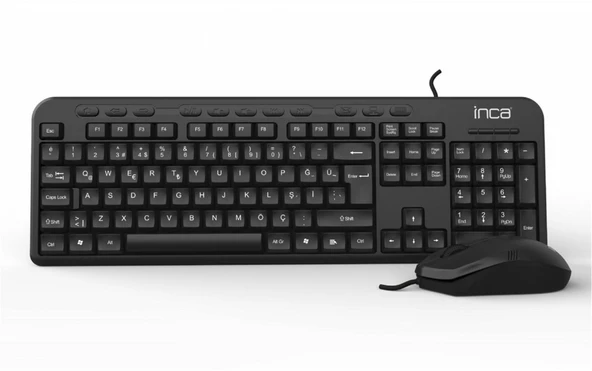 Inca Imk-375t Wired Multimedia Q Klavye&Mouse Set 1000Dpı (Kablo Uzunluğu 1,45mt) ürün görseli 1