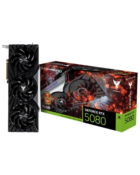 Gainward GeForce RTX5080 Phoenix GS V1 16GB GDDR7 256Bit Gaming Ekran Kartı (NE75080S19T2-GB2031C) ürün görseli 1
