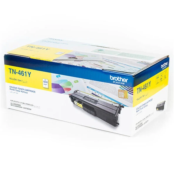 Brother TN-461Y 1.800 Sayfa Yellow Sarı Toner HL-L8360CDW MFC-L8690CDW ürün görseli 1