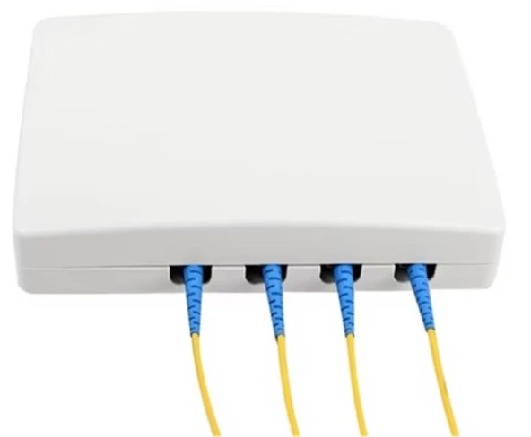 TELDATA TLD-FTTH465 FTTH SONLANDIRMA KUTUSU SIMPLEX-4 PORT-INDOOR-WHITE ürün görseli 1