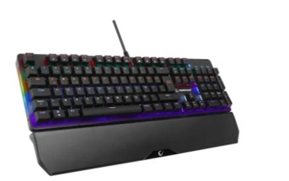 Rampage KB-R86 UMBRA Siyah USB Rainbow Aydınlatmalı Blue Switch Mekanik Gaming Oyuncu Klavye ürün görseli 1