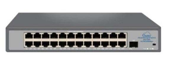 Nova NVC-HIS2124G1S 24 Port 1 SFP Full Giga Cloud Non Poe Ethernet Switch ürün görseli 1