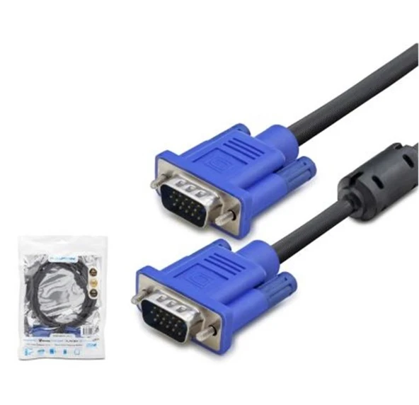 HADRON HDX7785 VGA Kablo OD 7.3 mm A Kalite 15 m - Siyah Mav ürün görseli 1