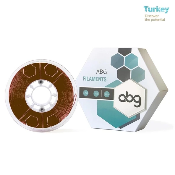 ABG PLA Kahve Filament 1.75mm 1kg ürün görseli 1