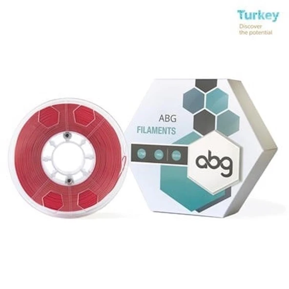 ABG PLA Kırmızı Filament 1.75mm 1kg ürün görseli 1