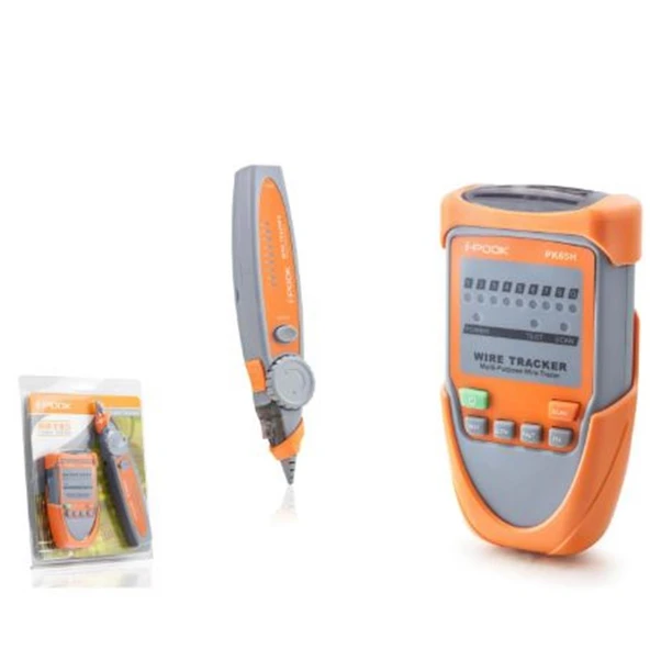 HADRON HDX6524 Wire Tracker Kablo Bulucu ve Network Test Cihazı Turuncu Gri ürün görseli 1