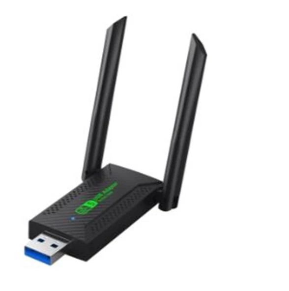 Everest EVERLINK EWA600 600Mbps 2.4GHz-5GHz WIFI-5 AC600 RTL8811 2-2dBi Antenli Usb Kablosuz Adaptör ürün görseli 1