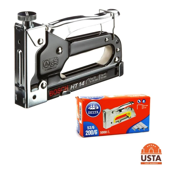 Bosch HT 14 El Zımbası + Delta 200/6 Zımba Teli ürün görseli 1