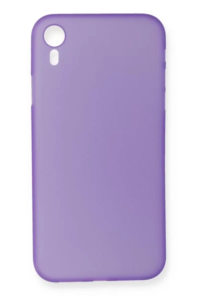 Newface Apple iPhone XR Kılıf PP Ultra İnce Kapak - Mor ürün görseli 1