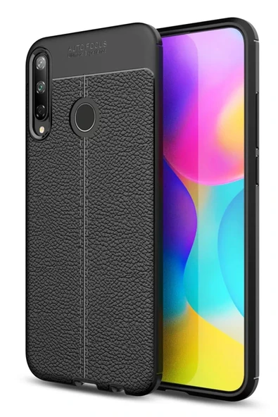 Newface Huawei P40 Lite E Kılıf Auto Focus Kapak - Siyah ürün görseli 1