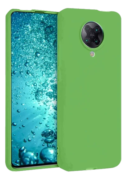 Newface Xiaomi Redmi K30 Pro Kılıf Nano içi Kadife Silikon - Yeşil ürün görseli 1