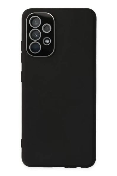Newface Samsung Galaxy A33 5G Kılıf Lansman Glass Kapak - Siyah ürün görseli 1