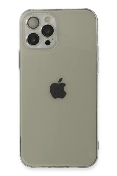 Newface Apple iPhone 12 Pro Kılıf Fly Lens Silikon - Şeffaf ürün görseli 1