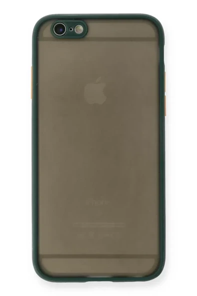 Newface Apple iPhone 6 Kılıf Montreal Silikon Kapak - Yeşil ürün görseli 1