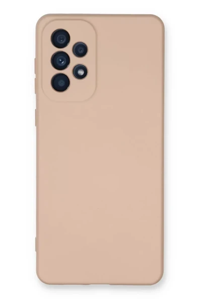 Newface Samsung Galaxy A53 5G Kılıf Nano içi Kadife Silikon - Pudra ürün görseli 1