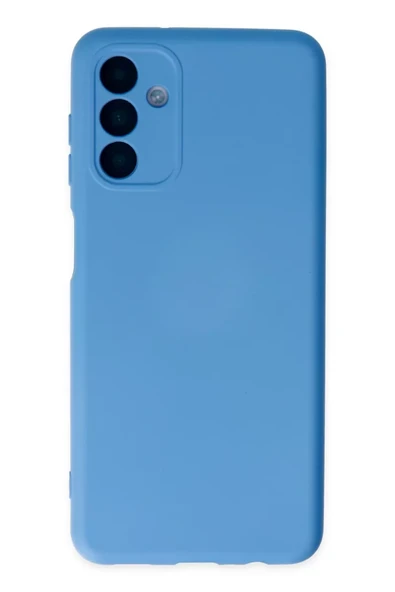 Newface Samsung Galaxy A04S Kılıf Nano içi Kadife Silikon - Mavi ürün görseli 1