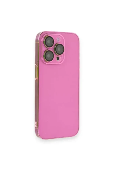 Newface Apple iPhone 13 Pro Max Kılıf Armada Lensli Kapak - Pembe ürün görseli 1