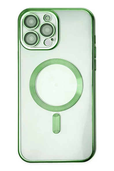 Newface Apple iPhone 14 Pro Kılıf Kross Magneticsafe Kapak - Koyu Yeşil ürün görseli 1