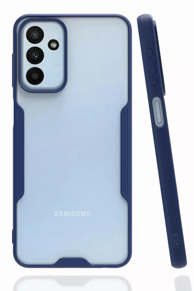 Newface Samsung Galaxy M23 Kılıf Platin Silikon - Lacivert ürün görseli 1