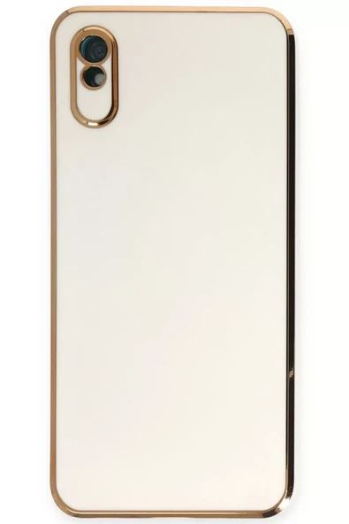 Newface Xiaomi Redmi 9A Kılıf Volet Silikon - Beyaz ürün görseli 1