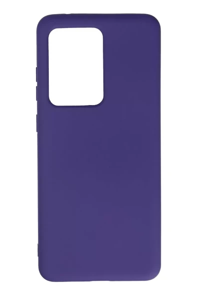 Newface Samsung Galaxy S20 Ultra Kılıf Nano içi Kadife Silikon - Mor ürün görseli 1