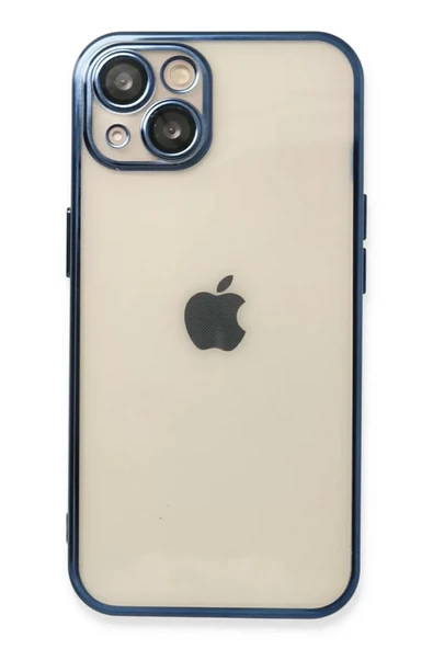 Newface Apple iPhone 13 Kılıf Razer Lensli Silikon - Lacivert ürün görseli 1