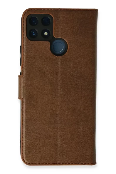 Newface Realme C25 Kılıf Trend S Plus Kapaklı Kılıf - Taba ürün görseli 1