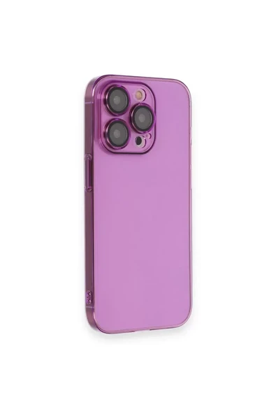 Newface Apple iPhone 13 Pro Max Kılıf Armada Lensli Kapak - Mor ürün görseli 1