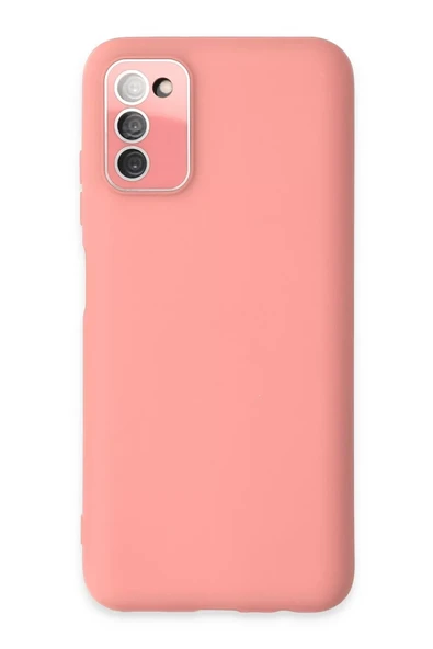Newface Samsung Galaxy A03S Kılıf Lansman Glass Kapak - Pembe ürün görseli 1