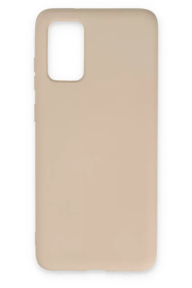 Newface Samsung Galaxy S20 Kılıf Nano içi Kadife Silikon - Pudra ürün görseli 1