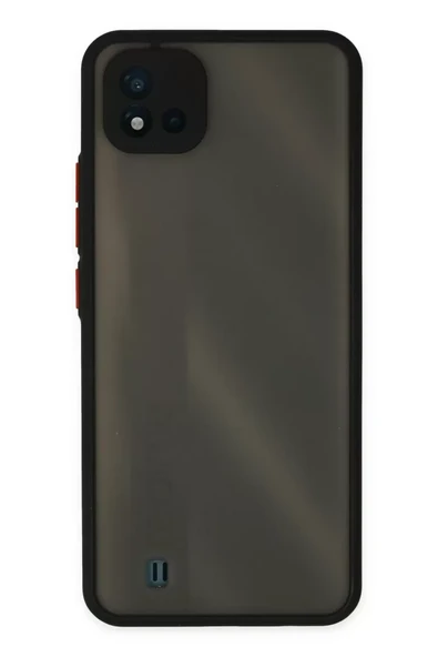Newface Realme C11 2021 Kılıf Montreal Silikon Kapak - Siyah ürün görseli 1