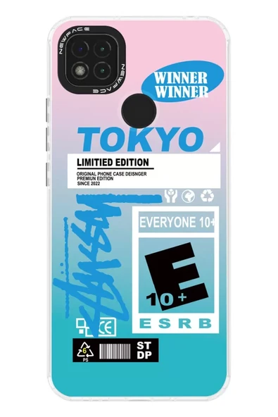 Newface Xiaomi Redmi 9C Kılıf Estoril Desenli Kapak - Estoril - 1 ürün görseli 1