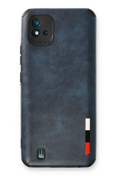 Newface Realme C11 2021 Kılıf Loop Deri Silikon - Lacivert ürün görseli 1