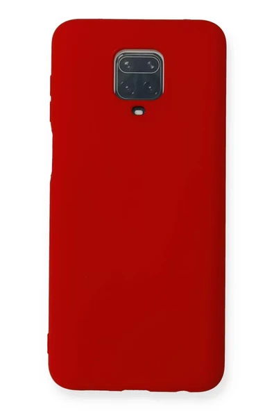 Newface Xiaomi Redmi Note 9 Pro Kılıf Nano içi Kadife Silikon - Kırmızı ürün görseli 1