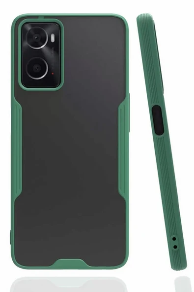 Newface Oppo A96 Kılıf Platin Silikon - Yeşil ürün görseli 1