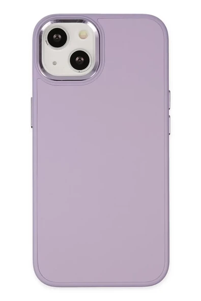 Newface Apple iPhone 14 Plus Kılıf Asya Deri Silikon - Lila ürün görseli 1