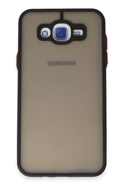 Newface Samsung Galaxy J7 Kılıf Montreal Silikon Kapak - Siyah ürün görseli 1
