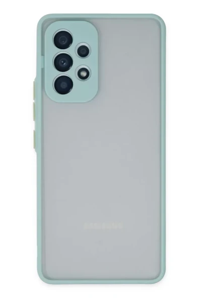 Newface Samsung Galaxy A13 4G Kılıf Montreal Silikon Kapak - Turkuaz ürün görseli 1