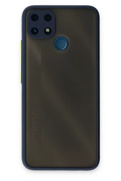 Newface Realme C25 Kılıf Montreal Silikon Kapak - Lacivert ürün görseli 1
