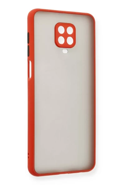Newface Xiaomi Redmi Note 9 Pro Kılıf Montreal Silikon Kapak - Kırmızı ürün görseli 1