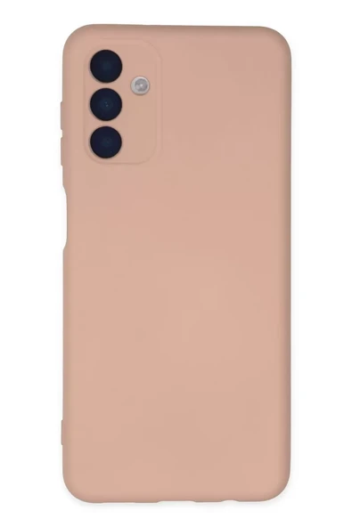 Newface Samsung Galaxy A04S Kılıf Nano içi Kadife Silikon - Pudra ürün görseli 1