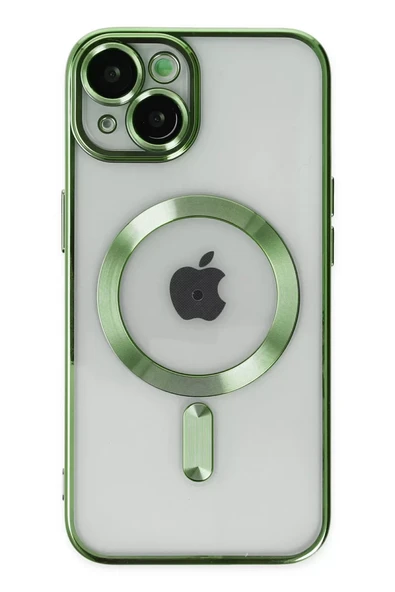 Newface Apple iPhone 14 Plus Kılıf Kross Magneticsafe Kapak - Koyu Yeşil ürün görseli 1