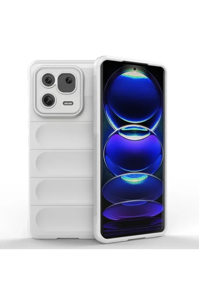 Newface Xiaomi Mi 13 Pro Kılıf Optimum Silikon - Krem ürün görseli 1