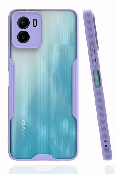 Newface Vivo Y15S Kılıf Platin Silikon - Lila ürün görseli 1
