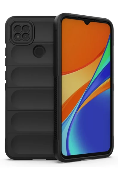Newface Xiaomi Redmi 9C Kılıf Optimum Silikon - Siyah ürün görseli 1